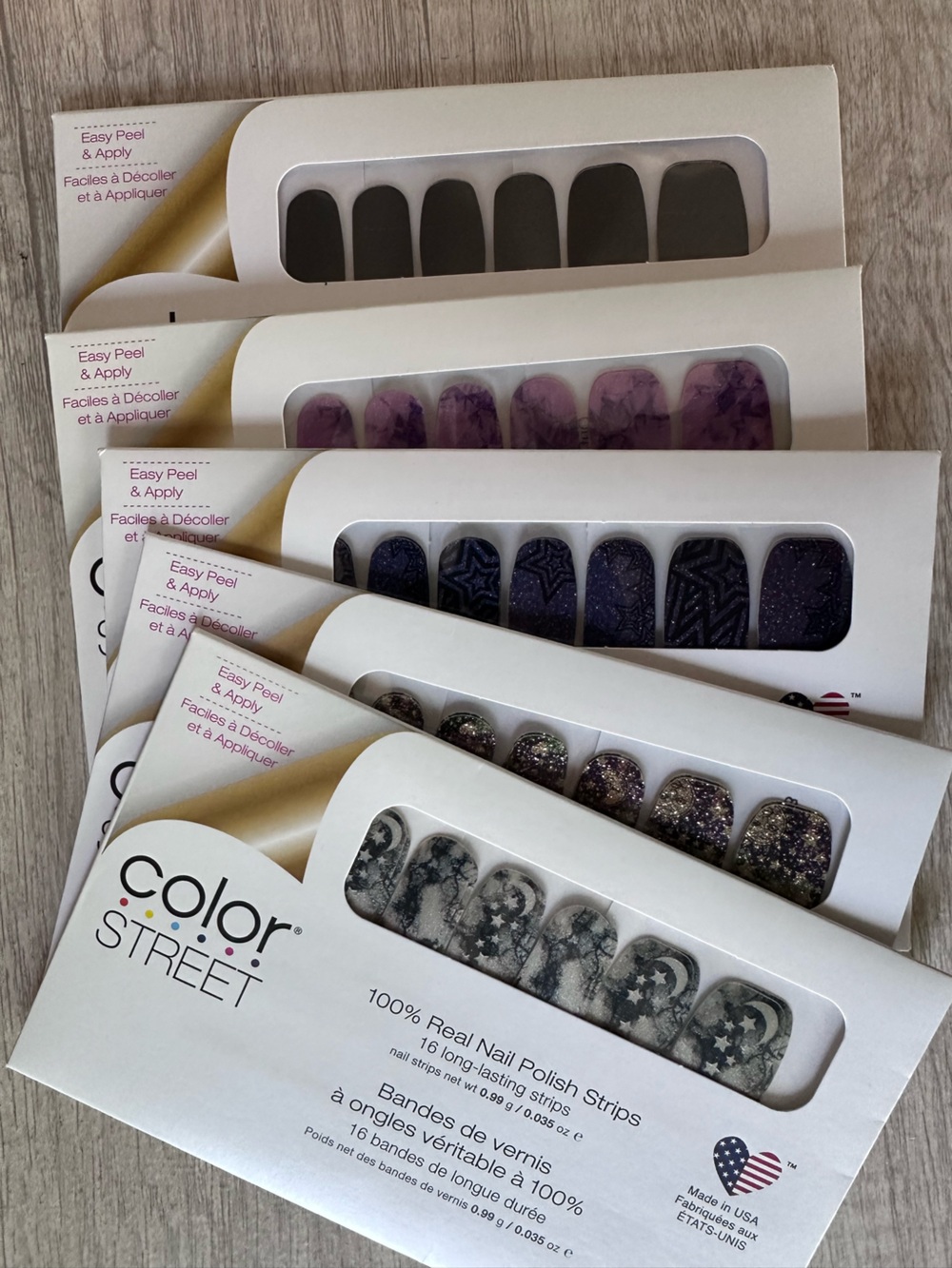 Color Street Nail Strips - NIGHT SKY set of 5